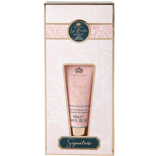 Style  Grace Signature Beauty Rescue Set Eco Packaging 50ml Hand Cream + 10ml Lip Balm - Vanilla