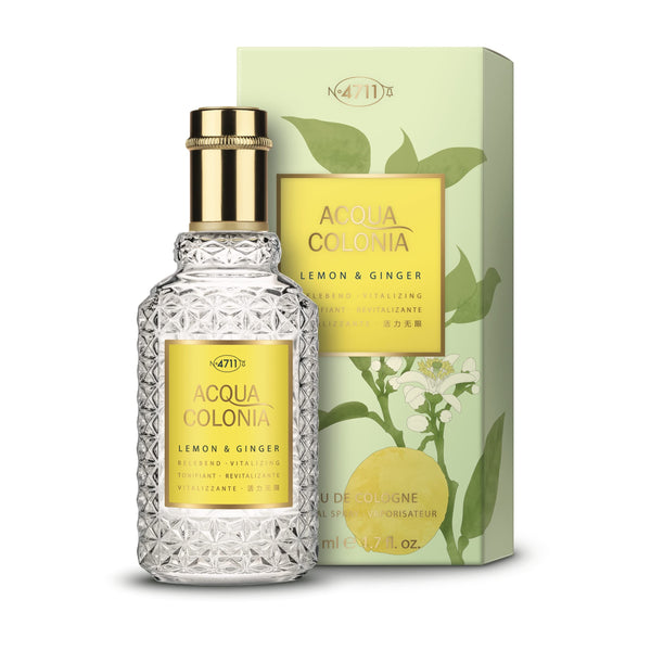 Mäurer  Wirtz 4711 Acqua Colonia Lemon  Ginger Eau de Cologne 50ml Spray