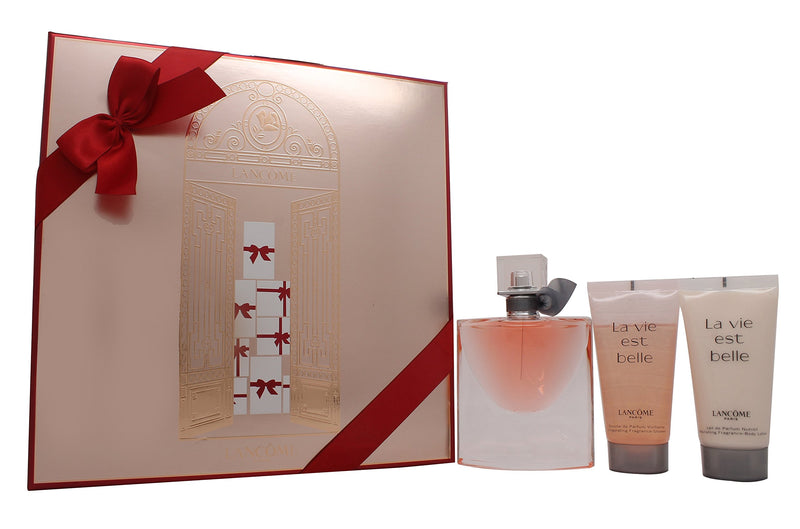 Lancome La Vie Est Belle Gift Set 50ml EDP + 50ml Shower Gel + 50ml Body Lotion