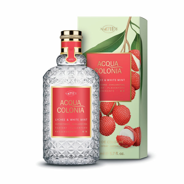 Mäurer  Wirtz 4711 Acqua Colonia Lychee  White Mint Eau de Cologne 170ml Spray