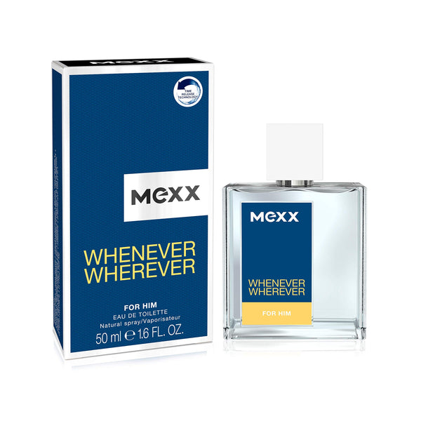 Mexx Whenever Wherever For Him Eau de Toilette 50ml Spray