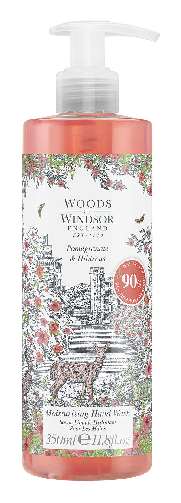 Woods of Windsor Pomegranate  Hibiscus Hand Wash 350ml