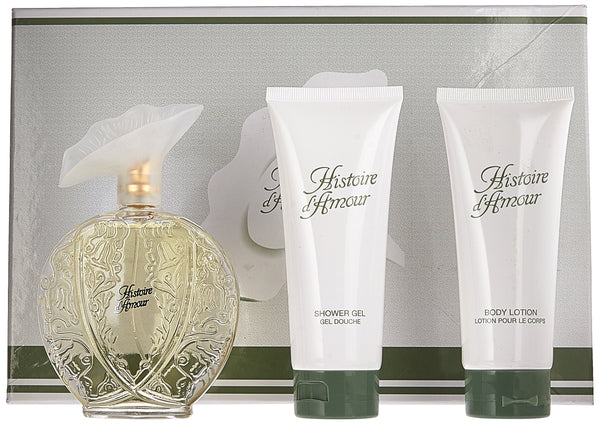 Aubusson Historie dAmour Gift Set 100ml EDP + 100ml Body Lotion + 100ml Shower Gel