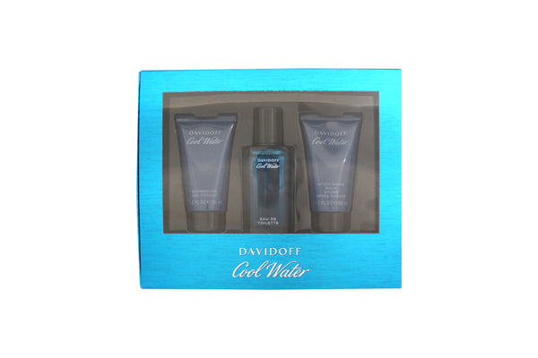 Davidoff Cool Water Gift Set 40ml EDT + 50ml Shower Gel + 50ml Aftershave Balm